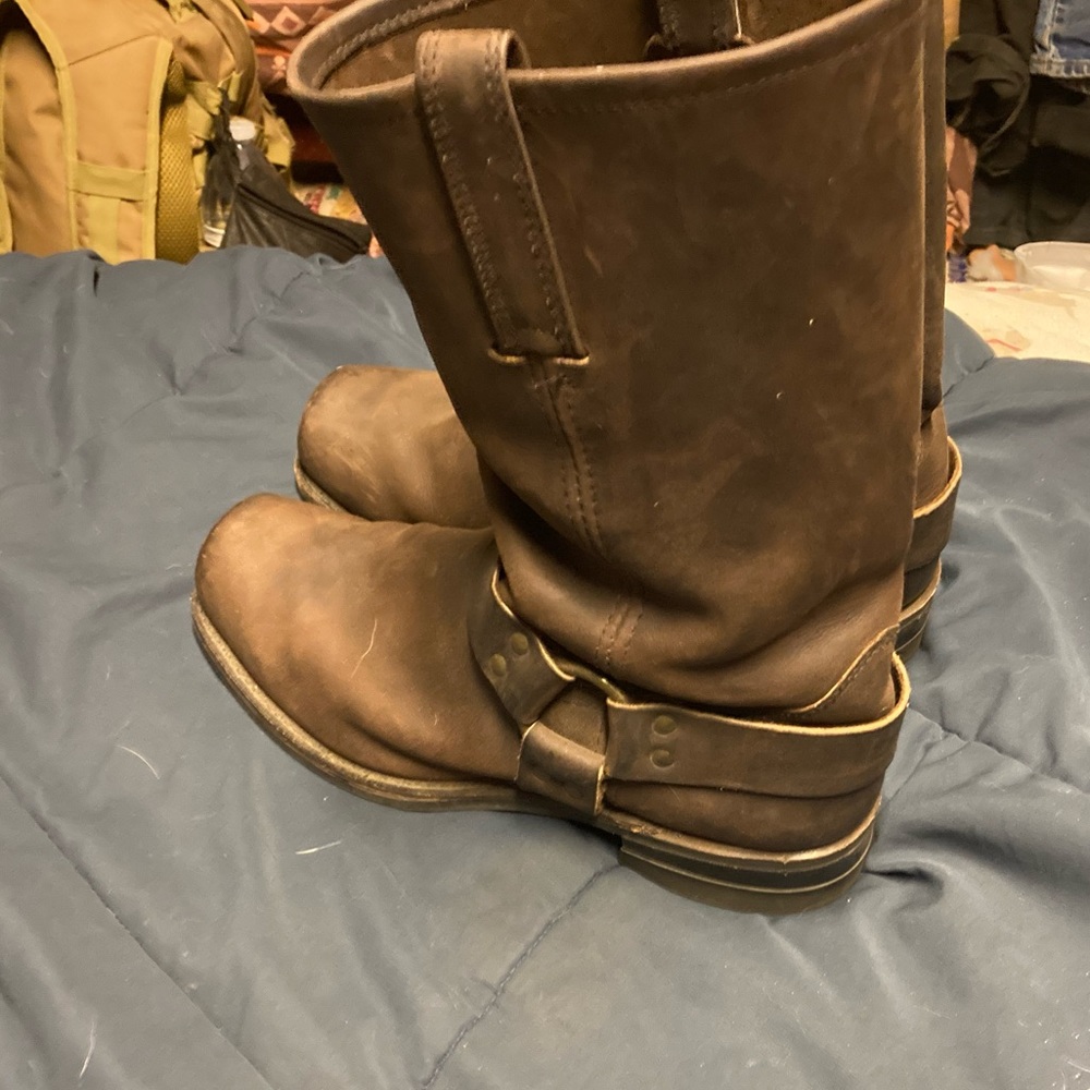 Frye Men’s Western Harness Engineer Biker Boots